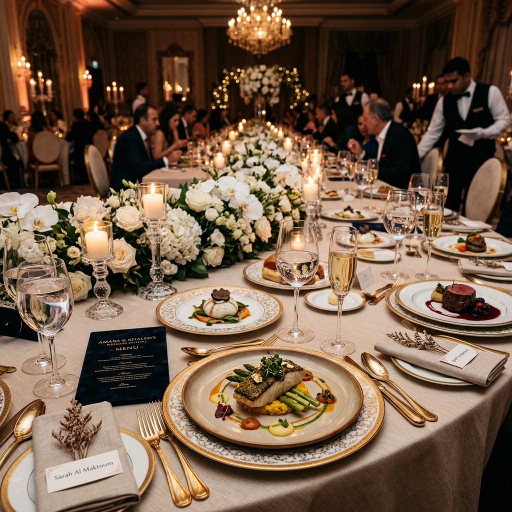 Wedding Catering Coordination - Fine dining wedding service by Rivofor
